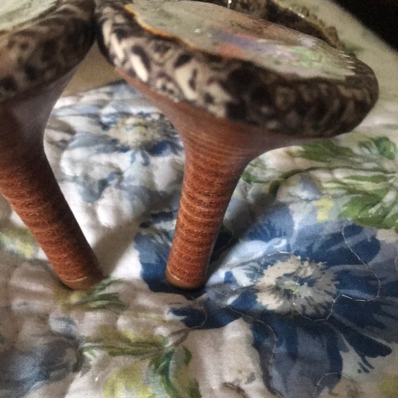 Beverly Feldman Jeweled Sandals Size 7.5 - Picture 4 of 5